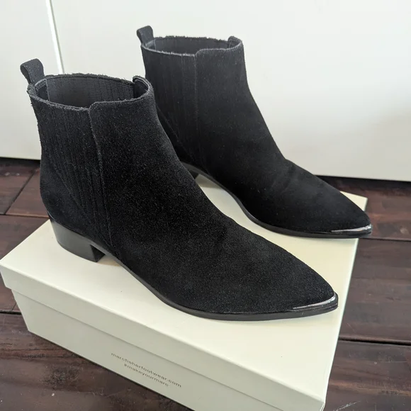 Marc Fisher Black Women's Ankle Boots - Picture 11 of 15